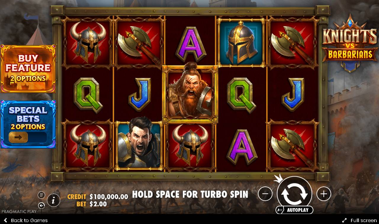 Knights Vs Barbarians (Pragmatic Play) Image 2